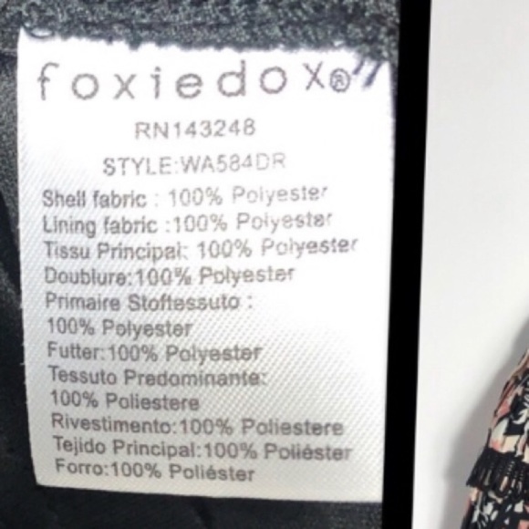 FOXIEDOX Jasmine Lace Trim Pleated Floral Mini Dress Size XS. - Picture 11 of 16